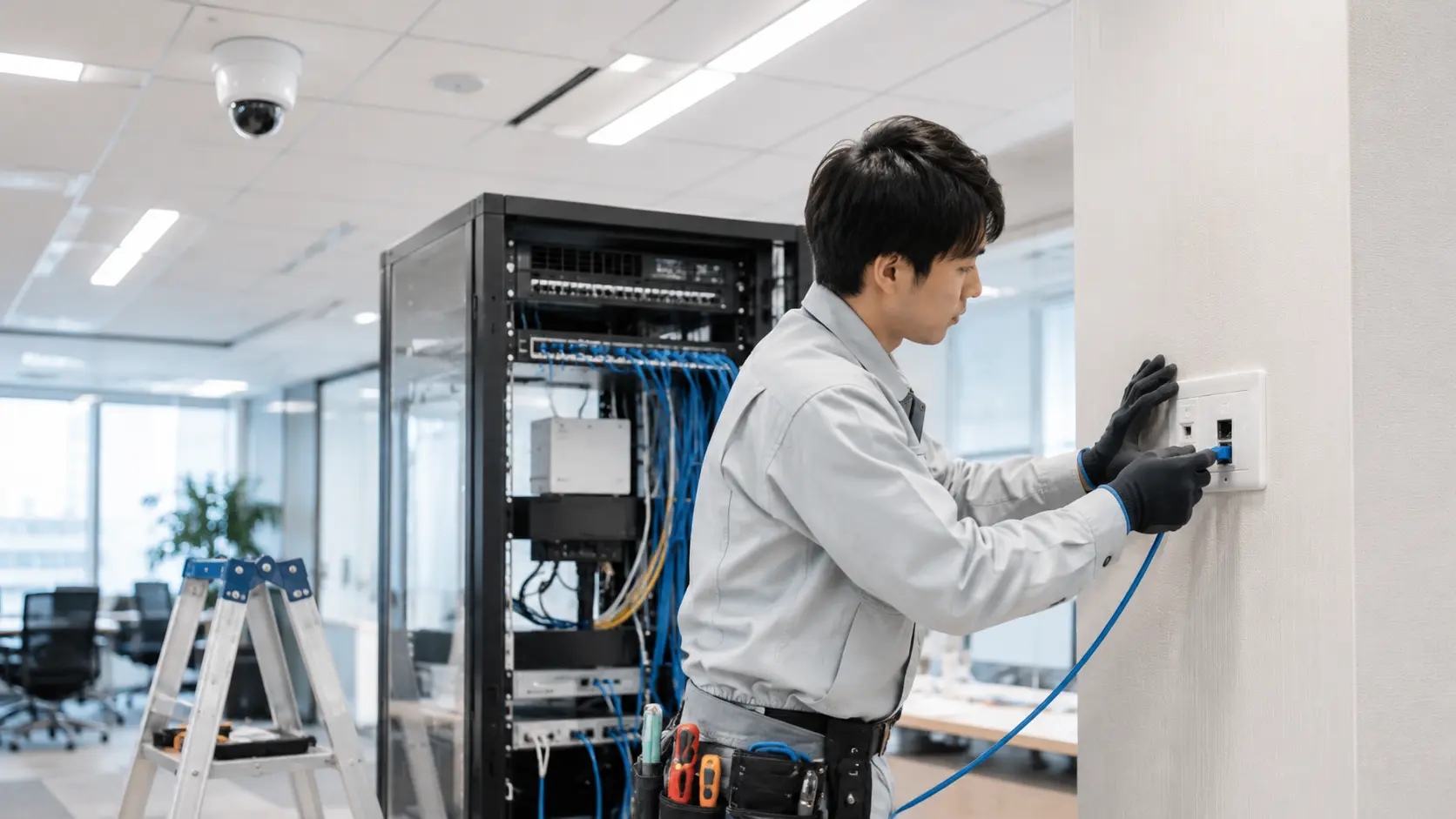 弱電設備工事のイメージ