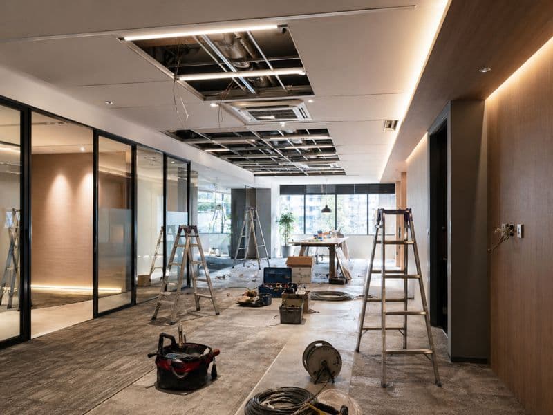 店舗改装に伴う電源・配線工事
